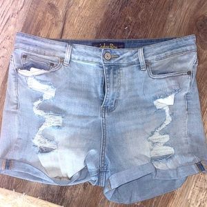 Women’s indigo rein shorts